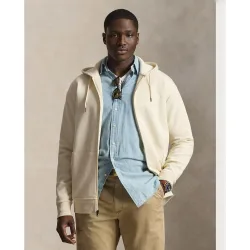Sudadera de hombre con capucha de punto doble y cremallera tallas grandes
