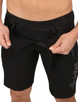 Kilpi Pantaloni Corti Hixon Black - Kilpi - FashionsVida
