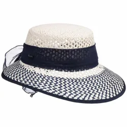Kalisa Straw Hat with Loop by - white-blue - Damen - Size: One Size