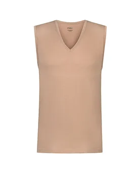 Camiseta de tirantes - Camiseta de musculación DRY COTTON BREEZE piel clara beige XXL - Mey - FashionsVida