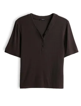 Opus Camiseta SANEZ marrón 38 - Opus - FashionsVida