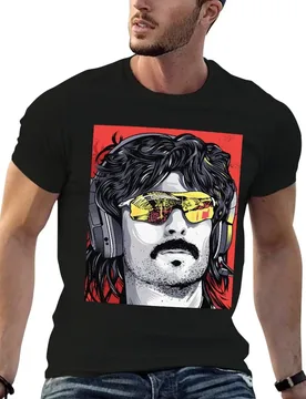 Dr disrespect Portrait T-Shirt t shirts for man cotton cotton t shirt pack g man t shirts for men T-shirt - Aliexpress - FashionsVida