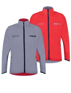 Switch Mens Reflective Reversible Cycling Jacket - - Size: 4XL - Proviz - FashionsVida