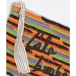 Bolso de mano de mujer trenzado grande algodón