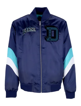 Giubbotto Bomber Uomo Billy Goat Satin Jacket Navy - DOLLY NOIRE - FashionsVida