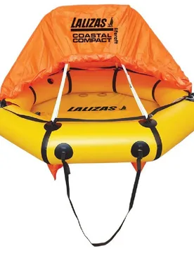 Coastal Compact 6p Liferaft Yellow / Orange 6 Places unisex - Lalizas - FashionsVida