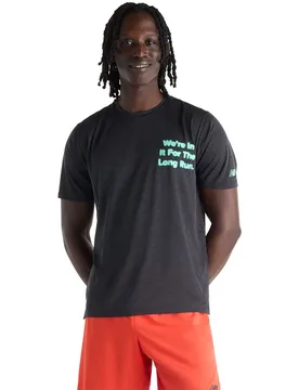 Rc Essential Graphic Short Sleeve T-shirt Black S Men - New Balance - FashionsVida