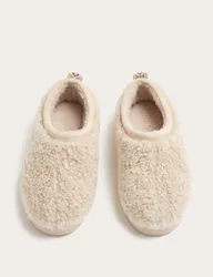 Kids' Slippers (9 Small - 7 Large) Cream Female
