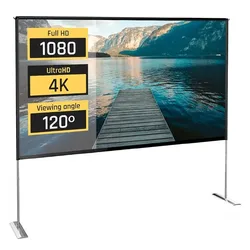 Écran De Projection 100´´ 221x124 Cm White One Size unisex