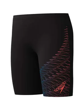 Medley Logo Jammer Anthracite / Neon Coral 13-14 Years Boys - Speedo - FashionsVida