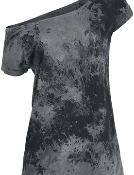 T-Shirt - Marylin - L bis XL - für Damen - Größe XL - grau - Frauen - female - Outer Vision - FashionsVida