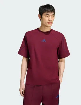 Adidas T-SHIRT STADIUM L Maroon - Adidas - FashionsVida