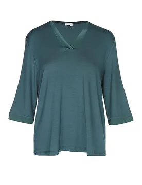 Pyjamashirt PURE CHIC mystic jade vert foncé XL - Mey - FashionsVida