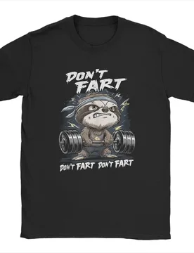 Casual T Shirt Summer Don't Fart Sloth Gym Bodybuilding Workout Hip Hop T Shirts Cotton Tee Shirt Men Casual Short Sleeve Tops - Aliexpress - FashionsVida