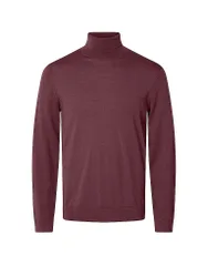 Rollkragenpullover SLMTRAY dunkelrot M Herren