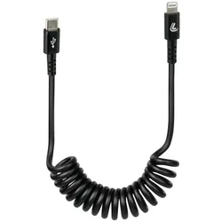 Cavo Usb a spirale Type-C > Apple 8 Pin - 100 cm - Ner taglia un