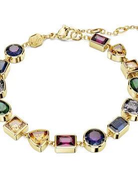 Braccialetto Imber, Taglio misto, Multicolore, Finitura oro 18K OS - Swarovski - FashionsVida