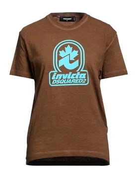 T-shirts Damen Braun L,M,S,XS,XXS Damen - INVICTA x DSQUARED2 - FashionsVida