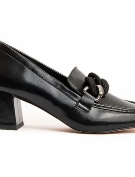 Womens Heel Shoe Miriel In Black - Size Eu 36 - Montevita - FashionsVida