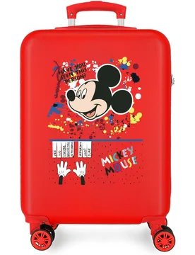Maleta de cabina infantil Mickey Colour Mayhem rígida con capacidad de 34L - Disney - FashionsVida