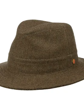 Sheridan Traveller Wool Hat by - olive - Female - Size: 60 cm - Mayser - FashionsVida