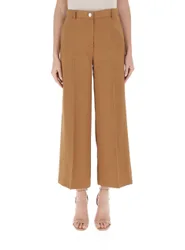 Pantalone misto viscosa MARRONE 40