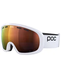 Skibrille Fovea Mid Hydrogen White/Partly Sunny Orange Weiß