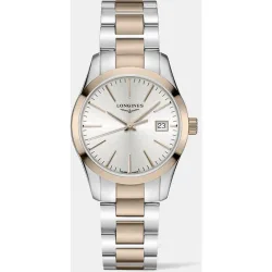Reloj de mujer Conquest Classic L23863727 de acero bicolor