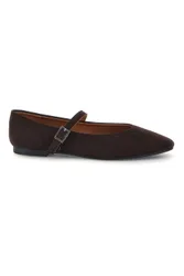 Ballerina Mary Jane Marrone con Cinturino IDEB706 36