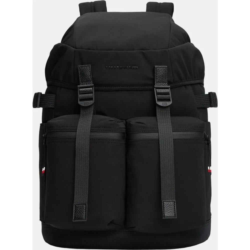 Mochila de hombre con solapa y logotipo frontal - Tommy Hilfiger - FashionsVida