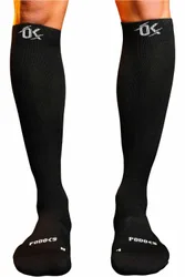 Piernas cansadas calcetines running Negro (48-50)