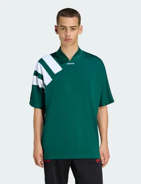 MAGLIA ADICOLOR BLOCKED XS Collegiate Green / White - Adidas - FashionsVida