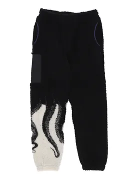 Orsetto Uomo Side Sherpa Pant White - Octopus - FashionsVida