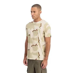 Industries Maglietta A Maniche Corte Basic Small Logo Camo Desert Camo 91 L