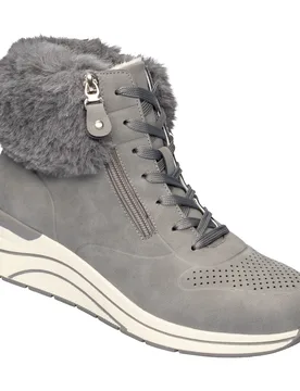 Wärme-Knöchelsneaker „Marlene“ grau 41 Damen - wonderwalk - FashionsVida
