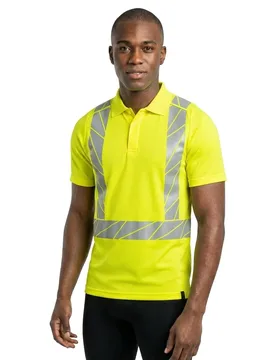 Polo à Manches Courtes Accelerate Safe 22183 Hi-Vis Yellow 2XL - MASCOT - FashionsVida