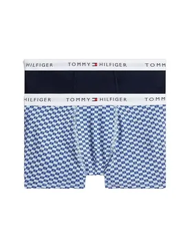 Boxers Ub0ub00605 Trunk 2 Unités Navy Blue / Flag Geo 12-14 Années Garçon - Tommy hilfiger - FashionsVida