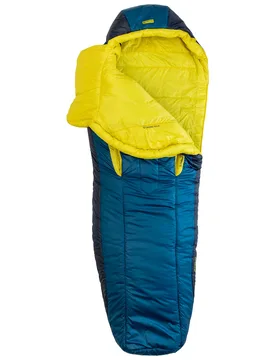 Sac de couchage 3 saisons - Forte Mens 20 Regular Abyss/Green Sheen - Taille Regular - Bleu - NEMO - FashionsVida