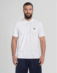 Men's Plus Size Cotton Polo Shirt in White