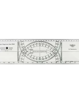 Cras Plexi Ruler Clear 73 x 12.2 cm unisex - Topoplastic - FashionsVida