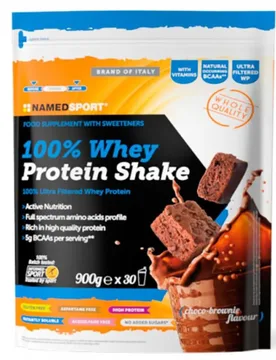 Protéine De Lactosérum 100% Brownie Au Chocolat 900g - Named Sport - FashionsVida
