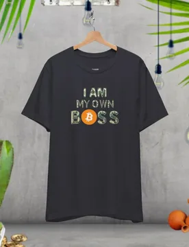 I am my own boss Gift t shirt for Crypto Traders BTC Fan Bitcoin Symbol tee 100% cotton printed Graphic clothesAll size tops - Aliexpress - FashionsVida