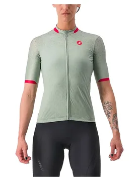 Maglia A Maniche Corte Pezzi Defender Green - Castelli - FashionsVida