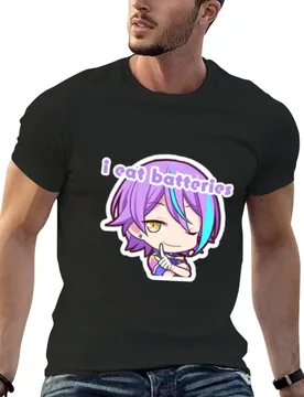 I eat batteries rui kamishiro project sekai meme T-Shirt tops oversized t shirt vintage mens t shirts casual stylish - Aliexpress - FashionsVida