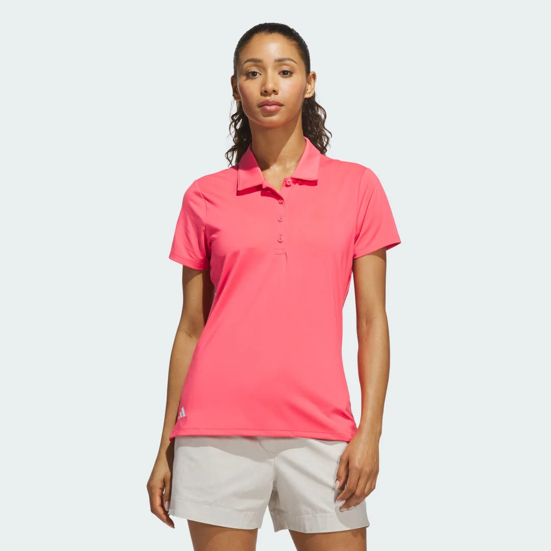 Polo Ultimate365 Solid Short Sleeve L Pure Turbo - Adidas - FashionsVida