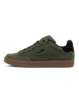Sneakers verdi in suede con dettagli neri FFM0437 44 - Fila - FashionsVida