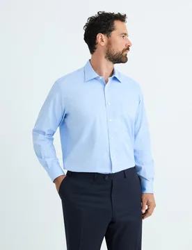 Camisa Vestir hombre talla grande - Dustin - FashionsVida