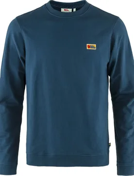 Sweat en coton organique - Vardag Sweater M Storm en Coton - Taille XL - Bleu - Fjall Raven - FashionsVida