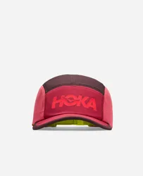 Run Hat in Deep Mauve/Red Agate