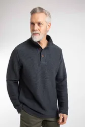 Sandon Mens Button Neck Macaroni